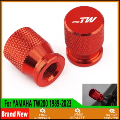 For YAMAHA TW200 1989-2023 Motorcycle CNC Wheel Tire Valve Stem Caps - Image 1 of 4