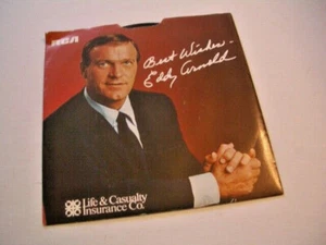 Eddy Arnold Best Wishes Picture Sleeve 45 EP 1968 Cattle Call Gentle on My Mind - Picture 1 of 3