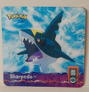 2006 Pokemon Artbox Action Flipz Carvanha Sharpedo Water Lenticular square card - Foto 1 di 2