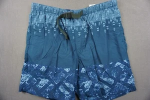 Columbia Shorts Mens XL Belt Hiking Outdoor Mesh Lined Blue Beach Water - Picture 1 of 7