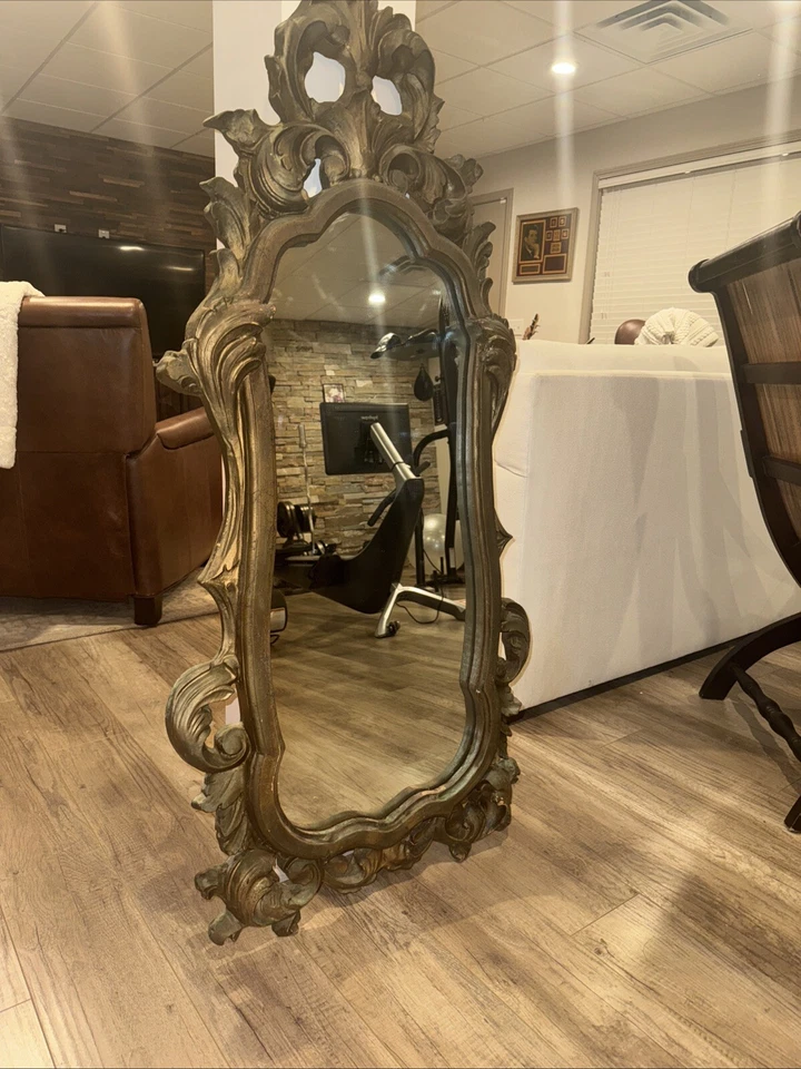 Vintage Rococo Gilt Grand Mirror - Image 1 of 4
