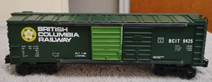 LIONEL #6-9425 BRITISH COLUMBIA RAILWAY BOXCAR O & O27 GAUGE NIB. (00) - Picture 1 of 12