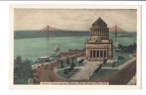 Vintage Postcard New York Grant's Tomb Hudson River Bridge - Picture 1 of 4