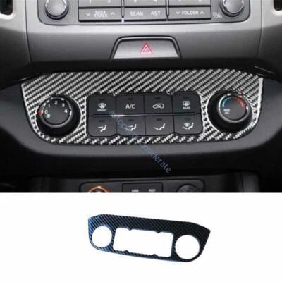 Marco encendedor de cigarrillos consola fibra de carbono real para Kia Sportage R 11-2016 Foto 1 de 4