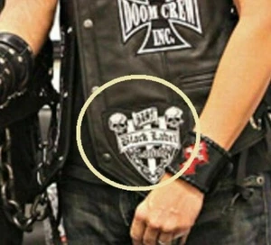BLACK LABEL SOCIETY BLS IRON CROSS BLACK LABEL SOCIETY CROSS ZAKK WYLDE SHIELD - Picture 1 of 4