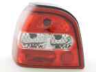 FK Pair Rear Lights VW Golf 3 MK3 1HXO 92-97 white red crystal inc harnesses LHD