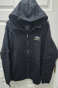Storm Tech Shearling Lined Hoody Black Jacket Medium - Picture 1 of 2