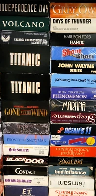 VHS Movies VHS $5.00 each You Pick - Imagem 1 de 2