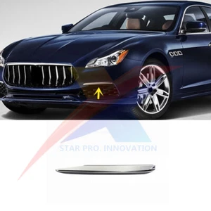 🔥 Chrome Left Side Front Bumper Grille Trim For Maserati Quattroporte 2017-2022 - Picture 1 of 12