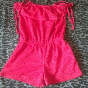 Girls Summer Short Set, Floral pattern Onepiece. - Picture 1 of 5