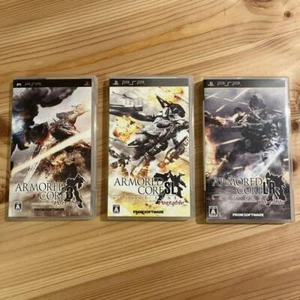 Armored Core 3 Silent Line Last Raven PSP Japanese Ver.very good Set of 3 F/S - Picture 1 of 10