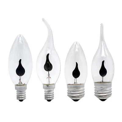 2 Stück flackernde Flammen-Glühbirnen, LED-Flammeneffekt-Glühbirnen-Lampen-De - Image 1 of 4