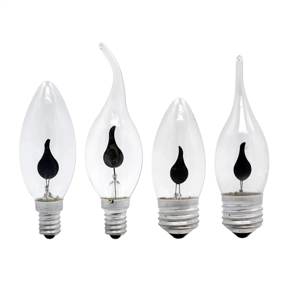 2 Stück flackernde Flammen-Glühbirnen, LED-Flammeneffekt-Glühbirnen-Lampen-De - Image 1 of 4