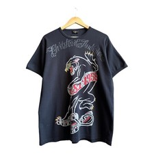 Y2K ED HARDY by CHRISTIAN AUDIGIER Tatoo Print T Shirt
