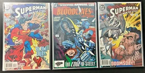 DC SUPERMAN - ACTION COMICS - MAN OF STEEL + MORE (10 BOOK LOT) - Picture 1 of 4