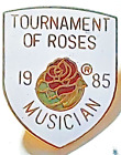 Rose Parade 1985 MUSICIAN Lapel Pin (071423)
