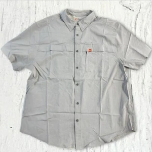 The American Outdoorsman Button Down Shirt Men's XXL Gray Fishing Hunting - Picture 1 of 11