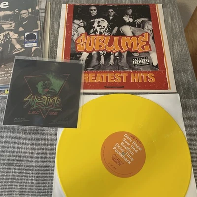 RARE! 2018 RSD Sublime Greatest Hits Yellow Vinyl w/bonus flexi - Image 1 of 2