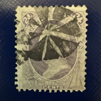 US Scott #153 usado 24c púrpura Foto 1 de 2