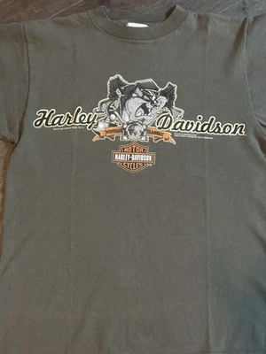 Camisa Harley Davidson Taz Looney Tunes 1997 vintage para hombre M hecha en Canadá años 90 Foto 1 de 4