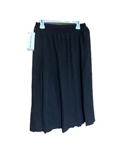 Gonna donna vintage nuova con etichette Alfred Dunner 100% lana nera made in USA taglia 14 - Foto 1 di 6