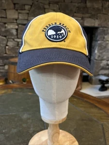 Gorra ajustable dorada y azul marino 1919 con eslabones de golf Pebble Beach nueva sin etiquetas - Imagen 1 de 6