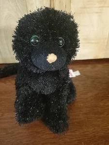 GANZ Webkinz Black Cat W/Green Eyes 8” Plush Stuffed Toy  HM135 -NO CODE RETIRED - Picture 1 of 7