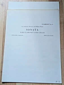 Phyllis Tate: Sonate für Klarinette und Violoncello - Bild 1 von 3