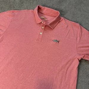 Orvis Angler’s Performance Polo Light Red Trout Logo Outdoor Men’s L 3B95 - Picture 1 of 10
