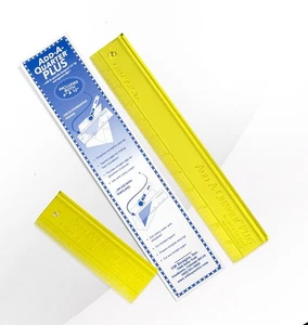 CM Designs Set di righelli aggiuntivi per quarti 2/Pkg-6" e 12" uno ciascuno - Giallo - Foto 1 di 1