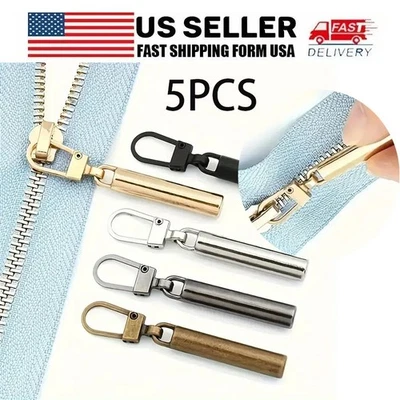Universal Detachable Zipper Head Replacement 5PCS for Bags and Down Jackets - Image 1 of 4