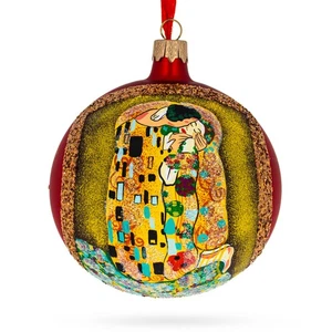 1908 'The Kiss' by Gustav Klimt Art Nouveau Masterpiece ... as Ornament 4 Inches - Picture 1 of 4
