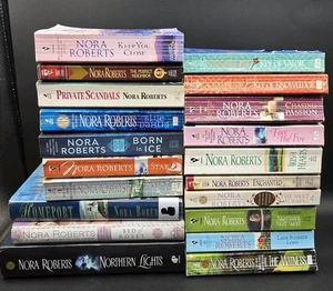 Lot of 20 Nora Roberts Random Mixed Romance Novels Paperback Books  - Picture 1 of 10