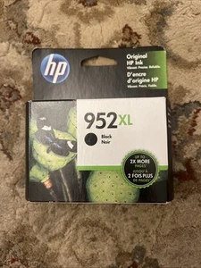 HP 952XL Czarny wkład atramentowy Wysoka wydajność Fabrycznie nowy zapieczętowany Nowy w pudełku Fabrycznie nowy w pudełku Nieotwarty - Zdjęcie 1 z 2