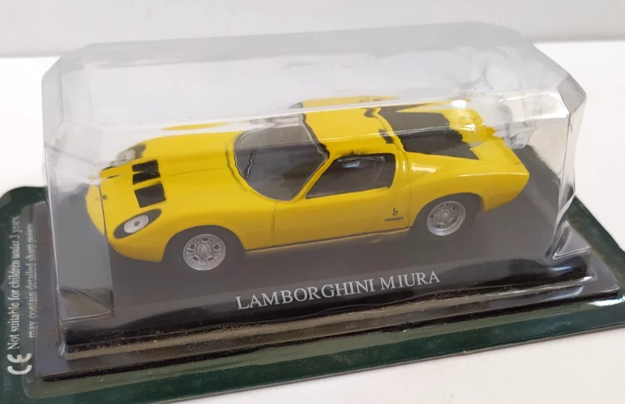 EDICOLA  1:43 AUTO DIE CAST  LAMBORGHINI MIURA GIALLO - Immagine 1 di 1
