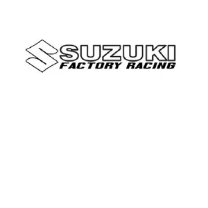 Suzuki Factory Racing Yellow 900mm x 100mm Windscreen Van Car Ute Trailer - Picture 1 of 1