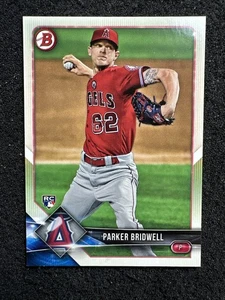PARKER BRIDWELL #70 2018 Bowman Baseball Rookie Card QTY Los Angeles Angels - Picture 1 of 2