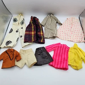 Vintage 1960s Clothes for Barbie Skipper Lot Outfit Shirt Dress Clothing - Picture 1 of 2