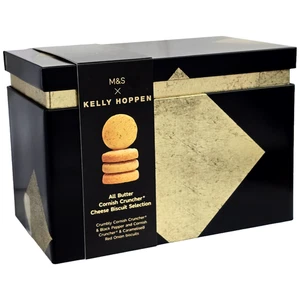 M&S All Butter Cornish Cruncher Cheese Biscuit Selection 400g Premium Gift Tin - Picture 1 of 6