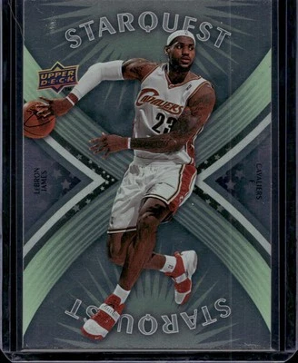2008-09 Upper Deck First Edition #SQ-17 LeBron James StarQuest Green - Image 1 of 2