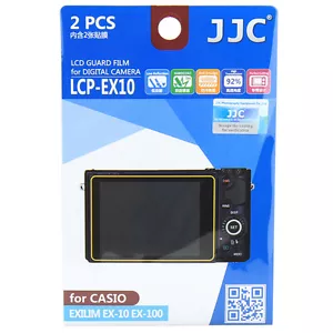 JJC LCP-EX10 LCD Film Camera Screen Display Protector for CASIO EXILIM EX-10 100 - Picture 1 of 3