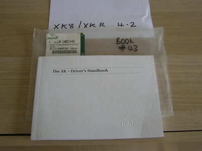NEW 4.2 L JAGUAR XK8 XKR OWNERS DRIVERS HANDBOOK ENGLISH USA CANADA MEXICO XK - Image 1 of 4