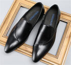 Buty męskie ze sztucznej skóry wsuwane Oxfords Spiczaste palce Buty biznesowe