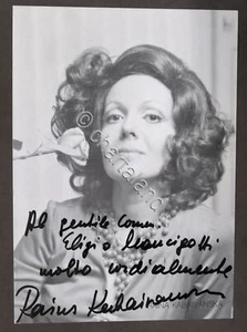 Autografo della cantante lirica soprano Raina Kabaivanska - anni '60 - Picture 1 of 2