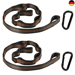 Hängematte Befestigungs 2er Pack Hängematten Aufhängung Gurte mit 2 Ha - Bild 1 von 10