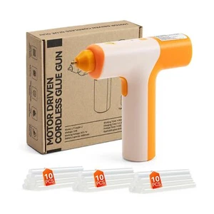 Cordless Hot Glue Gun, 15S Heating Fast Hot Melt Gun, Smart-Power-off, Hot Gl... - Picture 1 of 7