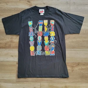 Vintage 90s Eyes on California Get Primitive T Shirt OSGA (Large) Black - Picture 1 of 5