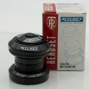 NOS RITCHEY SCUZZY LOGIC PRO 1"1/8 HEADSET THREADLESS VINTAGE ROAD BIKE MTB NEW - Imagen 1 de 7