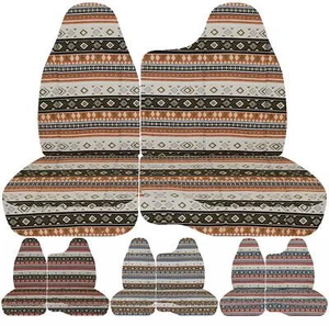 Fundas de asiento de coche de camión boho azteca para Chevy Colorado 2004-2012 60-40 asiento de banco - Imagen 1 de 14