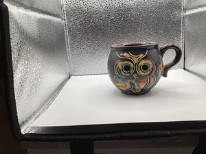 Vintage Keramik Eule Becher - Bild 1 von 2